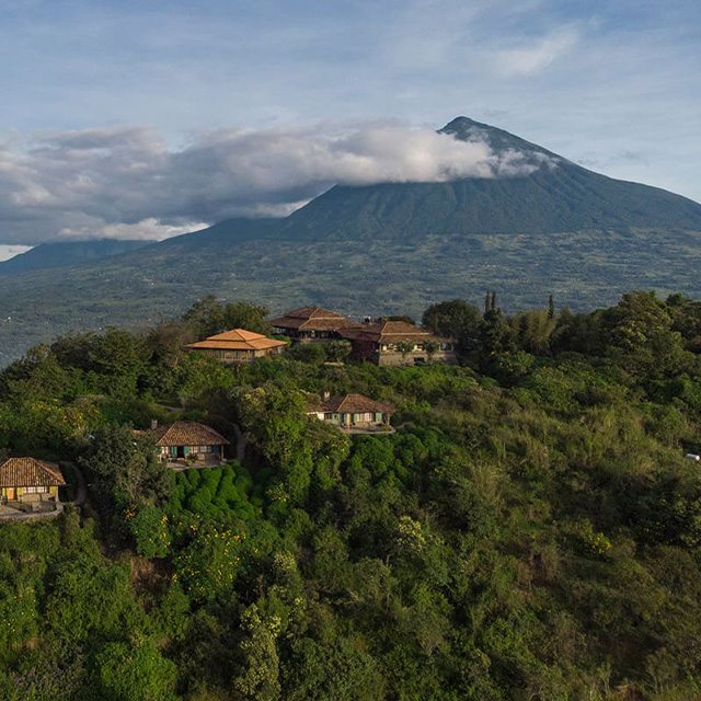 Luxury lodges near Volcanoes National Park.